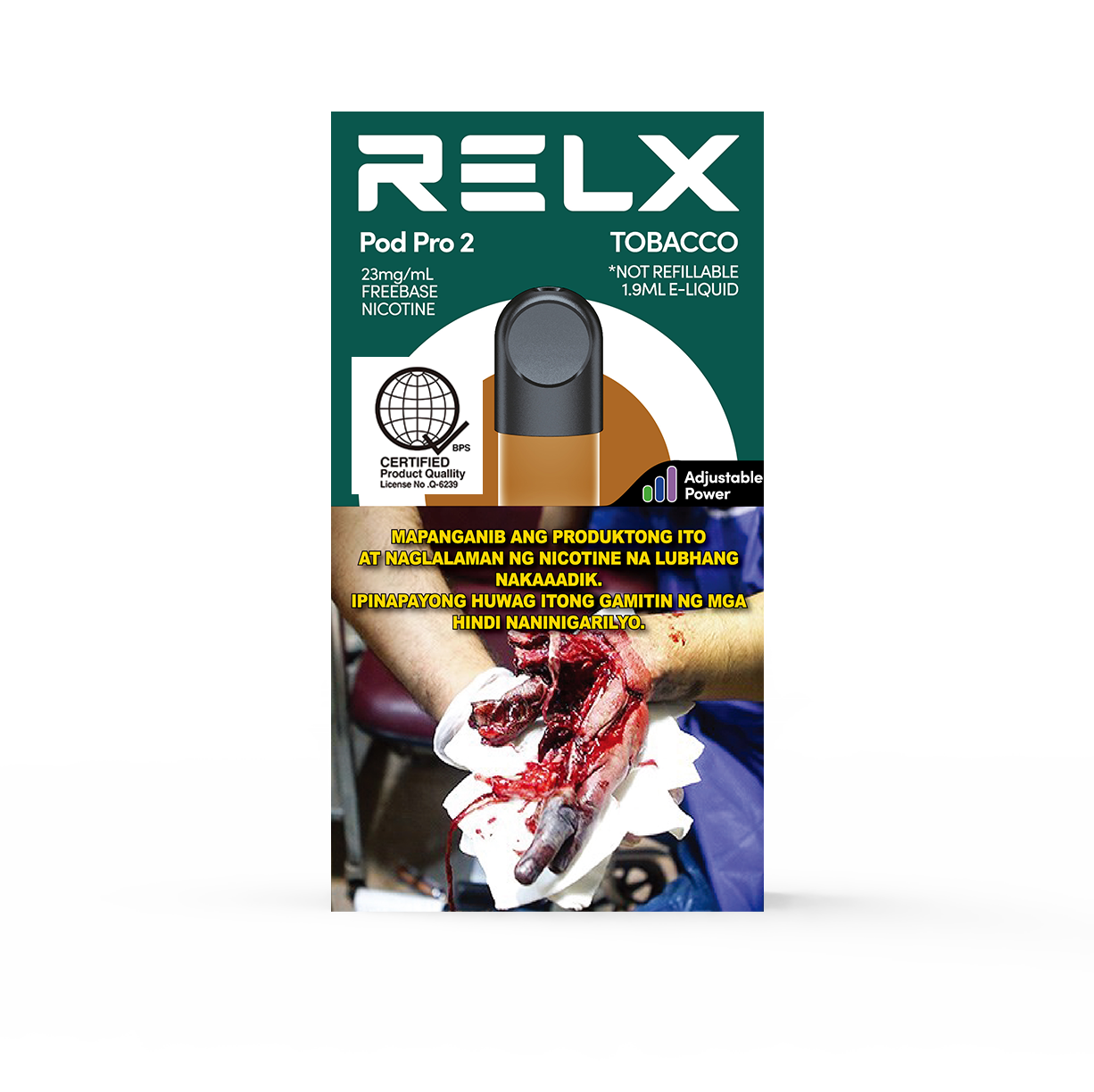RELX Pod Pro 2 Tobacco | 23mg/ml Freebase | RELX - Luckvape Philippines luckvape RELX Pod Pro 2 Tobacco | 23mg/ml Freebase | RELX - Luckvape Philippines luckvape