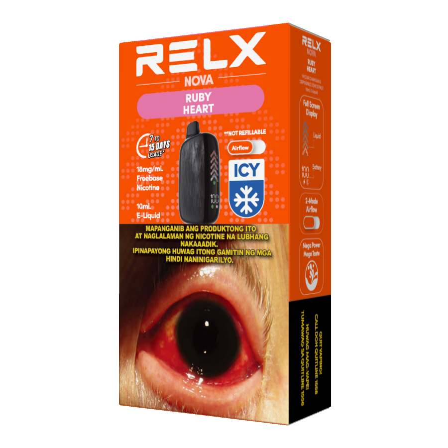 RELX NOVA Ruby Heart | 18mg/ml Freebase | RELX - Luckvape Philippines luckvape RELX NOVA Ruby Heart | 18mg/ml Freebase | RELX - Luckvape Philippines luckvape