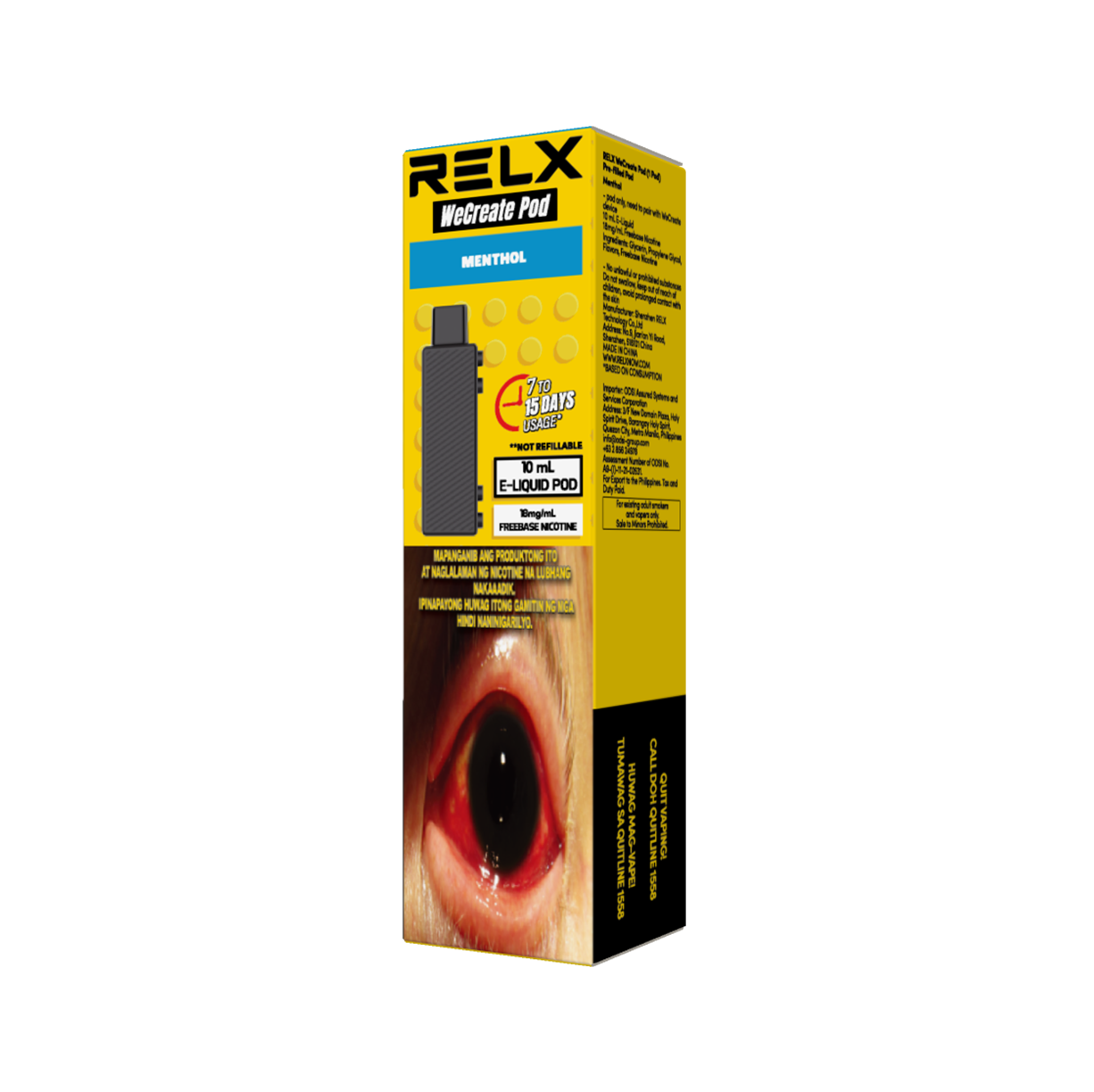 RELX WeCreate Pod Menthol18mg/ml Freebase RELX - Luckvape Philippines luckvape RELX WeCreate Pod Menthol18mg/ml Freebase RELX - Luckvape Philippines luckvape