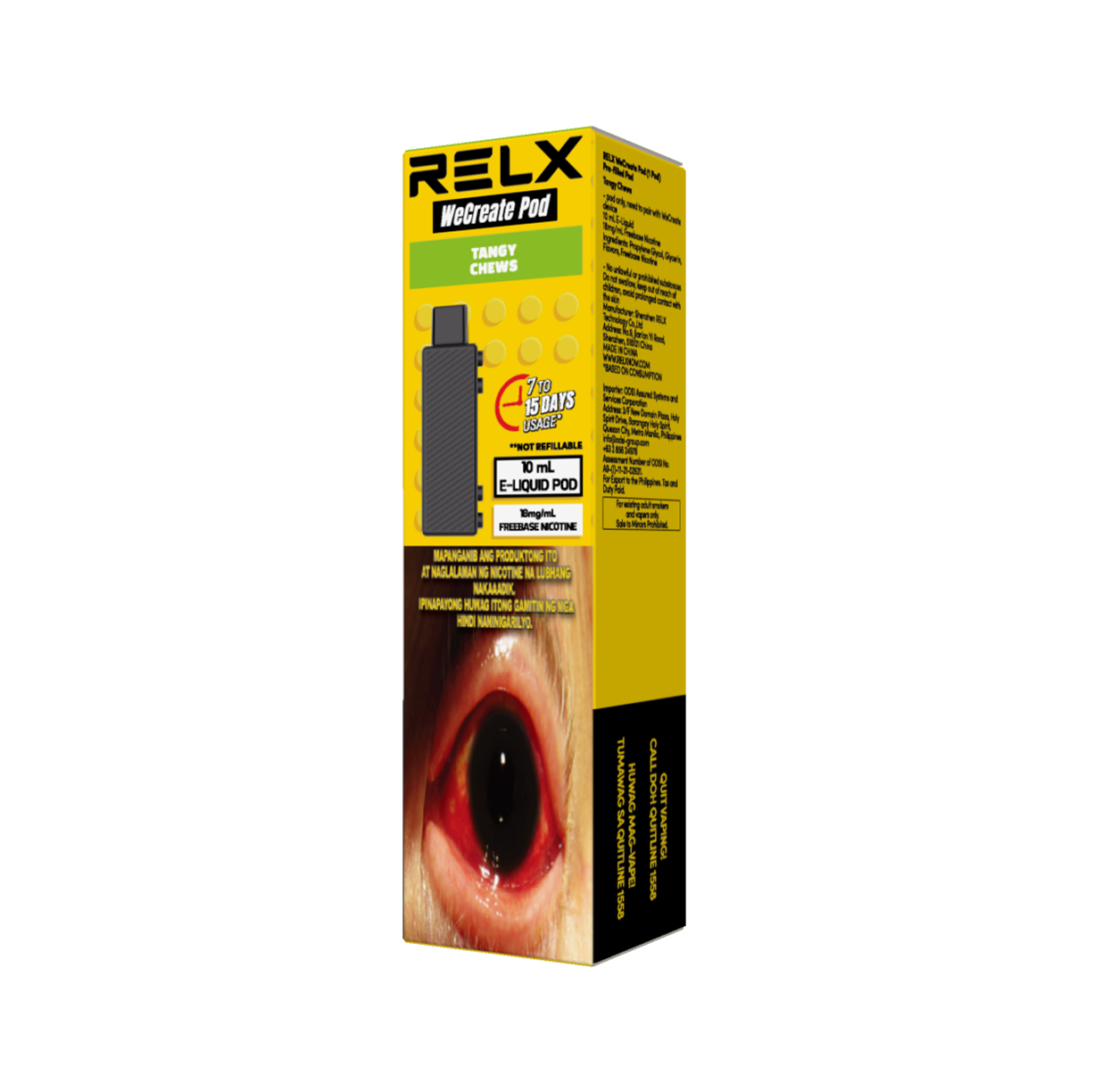 RELX WeCreate Pod Tangy Chews18mg/ml Freebase RELX - Luckvape Philippines luckvape RELX WeCreate Pod Tangy Chews18mg/ml Freebase RELX - Luckvape Philippines luckvape