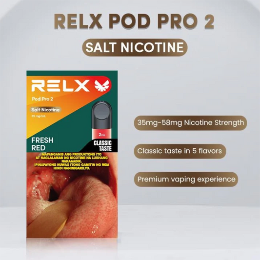 RELX Pod Pro 2 Fresh Red Salt Nicotine Vape Pod