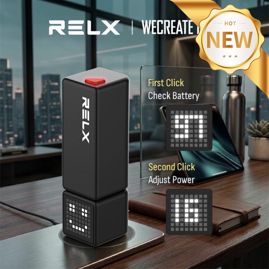 RELX Wecreate Flex new arrival vape device with smart display, battery check and power adjust