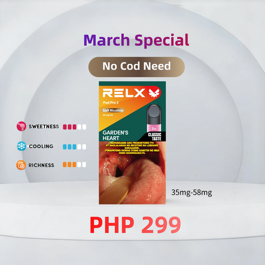 RELX Pod Pro 2-Garden's Heart- Salt Nicotine