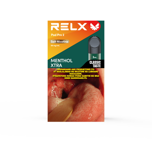 RELX Pod Pro 2-Menthol Xtra-Salt Nicotine