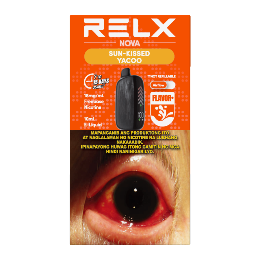 RELX NOVA Sun Kissed Yacoo18mg/ml Freebase | RELX - Luckvape Philippines luckvape RELX NOVA Sun Kissed Yacoo18mg/ml Freebase | RELX - Luckvape Philippines luckvape