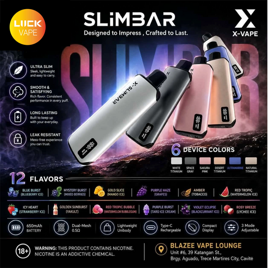 XVape Slimbar Device